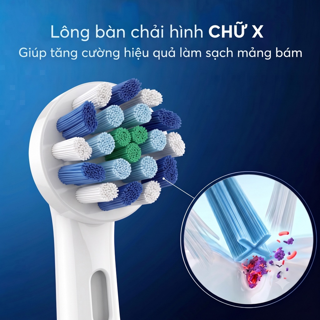 Đầu Bàn Chải Điện 9pmcare iO Fit Deep Clean & Sensitive tương thích với Oral-B iO Series 1-10