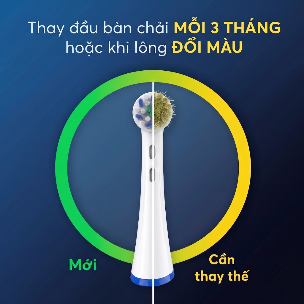Đầu Bàn Chải Điện 9pmcare iO tương thích với Oral-B iO Series 1-10 – Đầu Thay Thế (Hộp 8 Cái)
