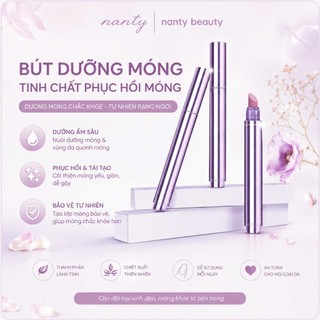 NANTY Bút dưỡng móng 3 trong 1 tẩy tế bào chết, dưỡng viền móng, đầu gốm tẩy da chết 1 Cây