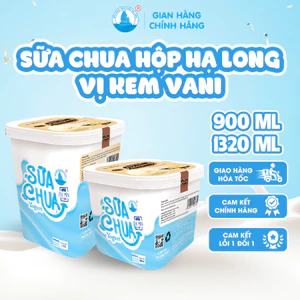 Sữa chua Hạ Long - Kem Vani 900ml/1320ml