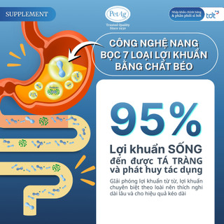 Men tiêu hóa đường ruột đặc hiệu Bene Bac Plus Gel PetAg cho chó mèo