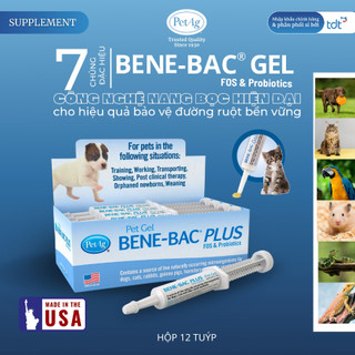 Men tiêu hóa đường ruột đặc hiệu Bene Bac Plus Gel PetAg cho chó mèo
