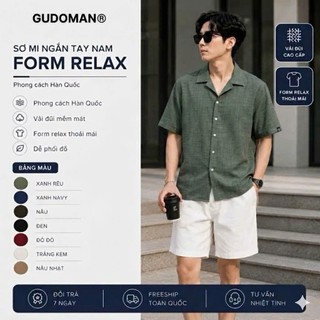 [DEAL MỞ BÁN] Áo Sơ Mi Mùa Hè Tay Ngắn Nam Nữ Form RELAX Chất Vải Đũi Vân Mây Mềm Nhẹ Mát Trẻ Trung