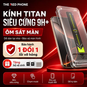Kính Cường Lực Titan Cho iPhone, Siêu Cứng 9H+, Chống Xước Chống Vỡ, Ôm Sát Màn Hình, TT_01