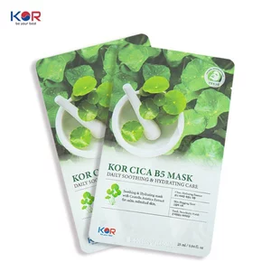 Mặt nạ B5 KOR Rau Má chăm sóc làm dịu da và cấp ấm chuyên sâu da nhạy cảm.