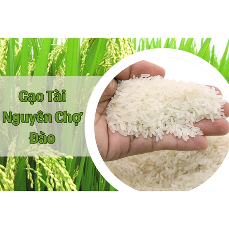 Gạo Tài Nguyên Thơm LONG AN nở xốp mềm cơm túi 10KG
