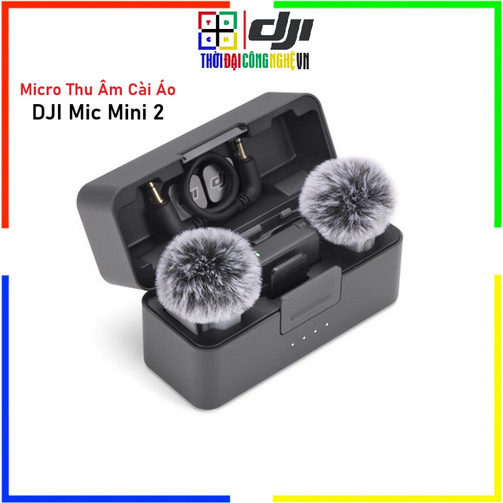 Micro DJI Mic Mini không dây, âm chuẩn 24-bit | Shopee