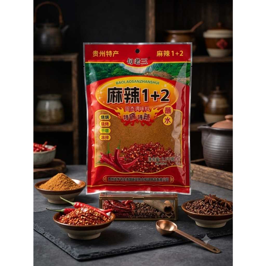 [ GÓI LỚN  2.5KG ]🌶️ BỘT ỚT CAY TÊ TỨ XUYÊN 1+2 CHÍNH HÃNG – CHẤM LÀ GHIỀN, ĂN LÀ NHỚ!.s7