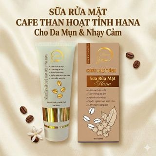 SỮA RỬA MẶT CAFE THAN HOẠT TÍNH HUYỀN HANA 180ML