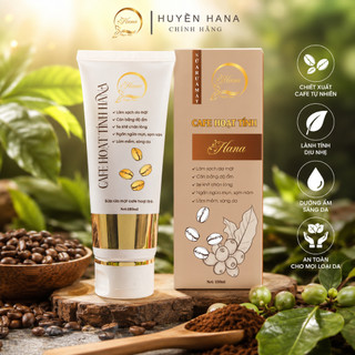 SỮA RỬA MẶT CAFE THAN HOẠT TÍNH HUYỀN HANA 180ML