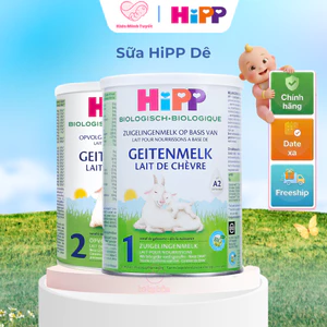 Sữa dê HiPP Organic 400g - Giúp bé phát triển chiều cao, trí não, tăng cường hấp thu