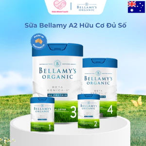 Sữa Bellamy A2 Hữu Cơ Đủ Số - Sữa Mát - Cho Bé 0–3 Tuổi – Hỗ Trợ Hệ Tiêu Hóa, Phát Triển Toàn Diện