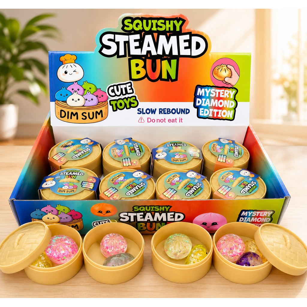 [Set 2 cái] Bánh Bao Squishy Siêu Mềm – Đồ Chơi Bóp Xả Stress Cực Đã-Quà Tặng Dễ Thương Hot Trend