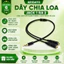 Dây Jack Âm Thanh 3.5mm Chia Thành 2 Jack Mic Và Loa ARIGATO 25CM Cho Laptop Máy Tính Giá Rẻ