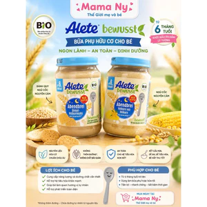 HŨ DINH DƯỠNG ALETE HỮU CƠ VỊ VANI (190g)
