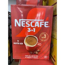 [TẶNG KÈM LY SỨ ĐỎ PHIÊN BẢN ĐẶC BIỆT] Cà Phê Nescafe 3in1 Vị Nguyên Bản Hộp Đỏ 20 Gói*16G
