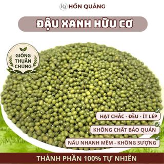 [500Gr] Đậu Xanh Nguyên Hạt Hữu Cơ Hồn Quảng -  Đỗ Xanh Quê Nấu Chè, Làm Giá, Sữa Hạt