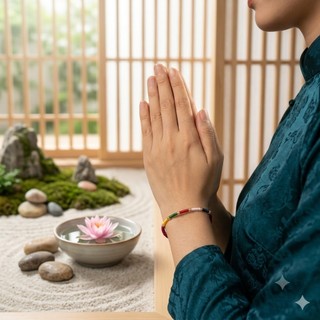 Vòng Tay Dây Bện Kinh Phướn Ngũ Sắc Phong Thủy Vòng Đeo Tay Chỉ Đỏ Năm Màu May Mắn Bình An Tài Lộc Thời Trang Cho Nam Nữ
