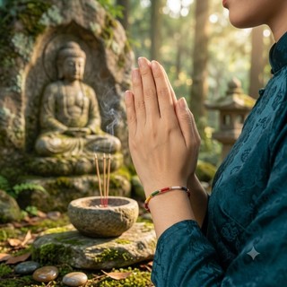 Vòng Tay Phong Thủy Ngũ Sắc Dây Bện Vòng Đeo Tay Chỉ Đỏ Kinh Phướn Lung Ta May Mắn Bình An Tài Lộc Thời Trang Nam Nữ