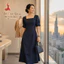 Đầm body linen trung niên,độ bền cao,mát mịn,thấm hút mồ hôi,may viền tỉ mỉ,sản xuất độc quyền tại Kiều Oanh Designer