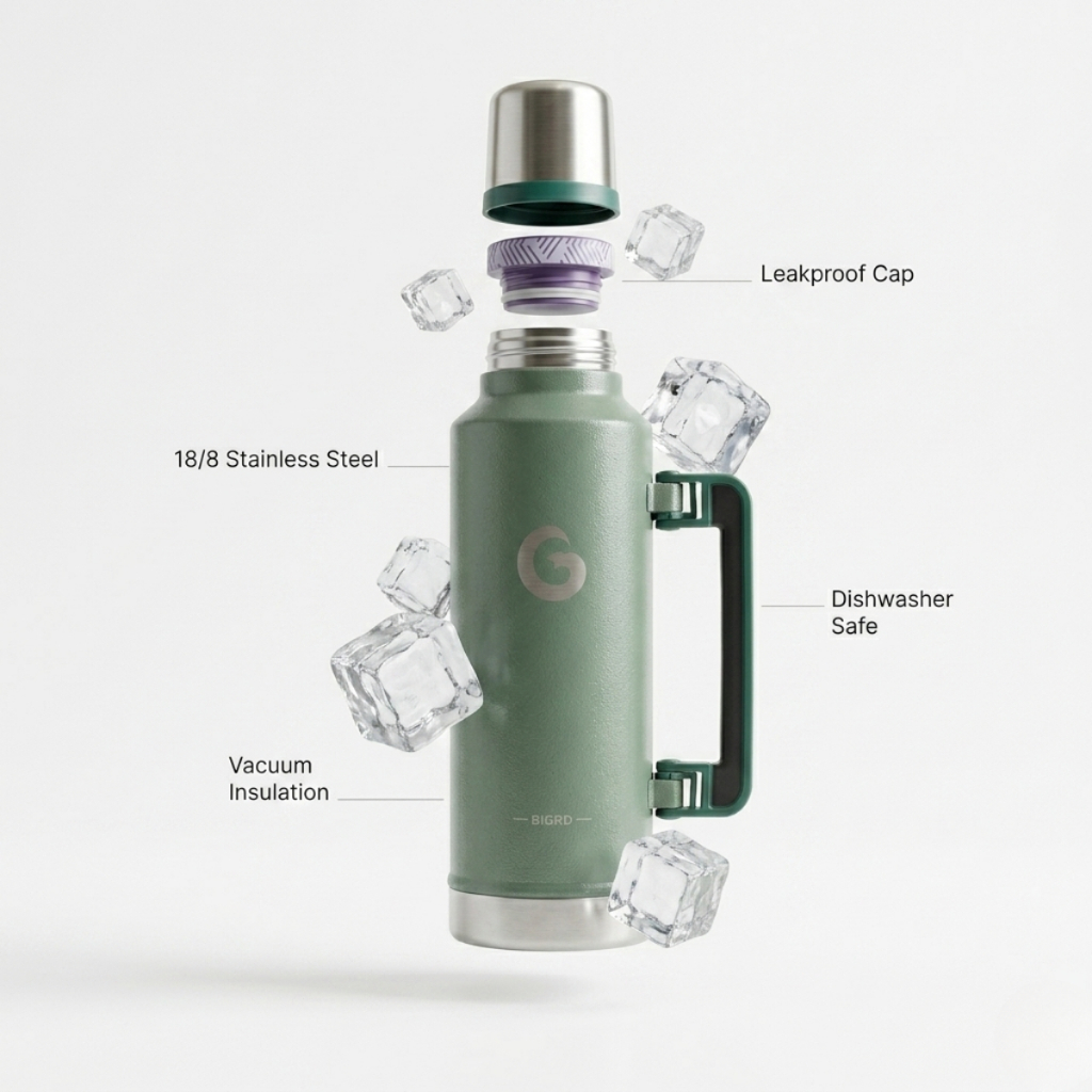 Phích Giữ Nhiệt Cao Cấp The Stay Chill Classic Bottle | 1.9L Giữ Nhiệt 45H