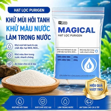 Hạt Lọc Purigen Khử Vàng Nước Bể Cá Kèm Túi Lưới, Vật Liệu Lọc Giúp Làm Trong Nước Và Khử Mùi Nước
