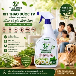 🔥 [MỞ BÁN] Bình Xịt Diệt Muỗi, Kiến, Gián, Mối Sinh Học TH – Diệt Ve Rận, Bọ Chét, Rệp Giường – Hương Thảo Mộc Tự