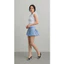 TheBlueTshirt - Áo thun phom dáng body fit cho nữ - Detachable Feather Rib Top - Women