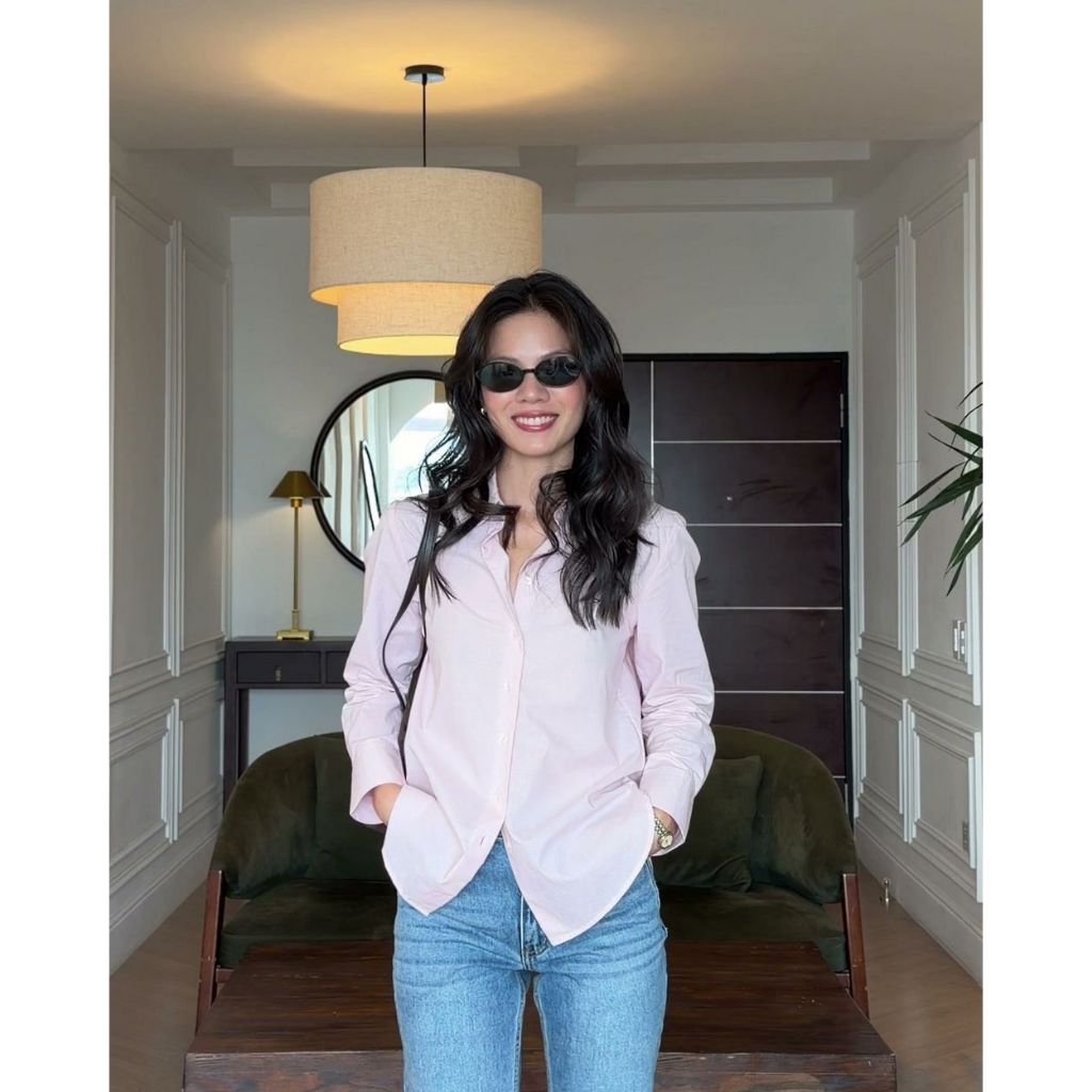 TheBlueTshirt - Áo sơ mi phom relax cho nữ - Áo Daily Shirt - Women