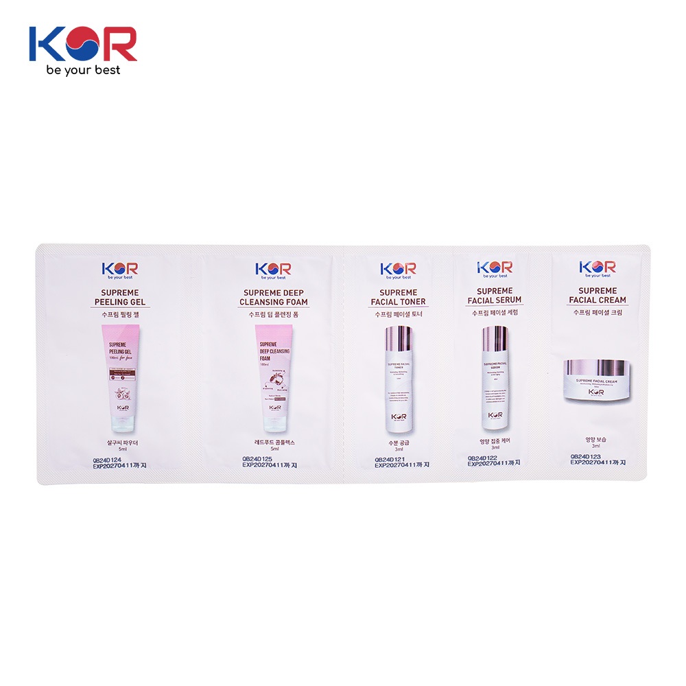 Bộ Kit Du Lịch Chăm Sóc Da Gồm 5 Sản Phẩm Của KOR