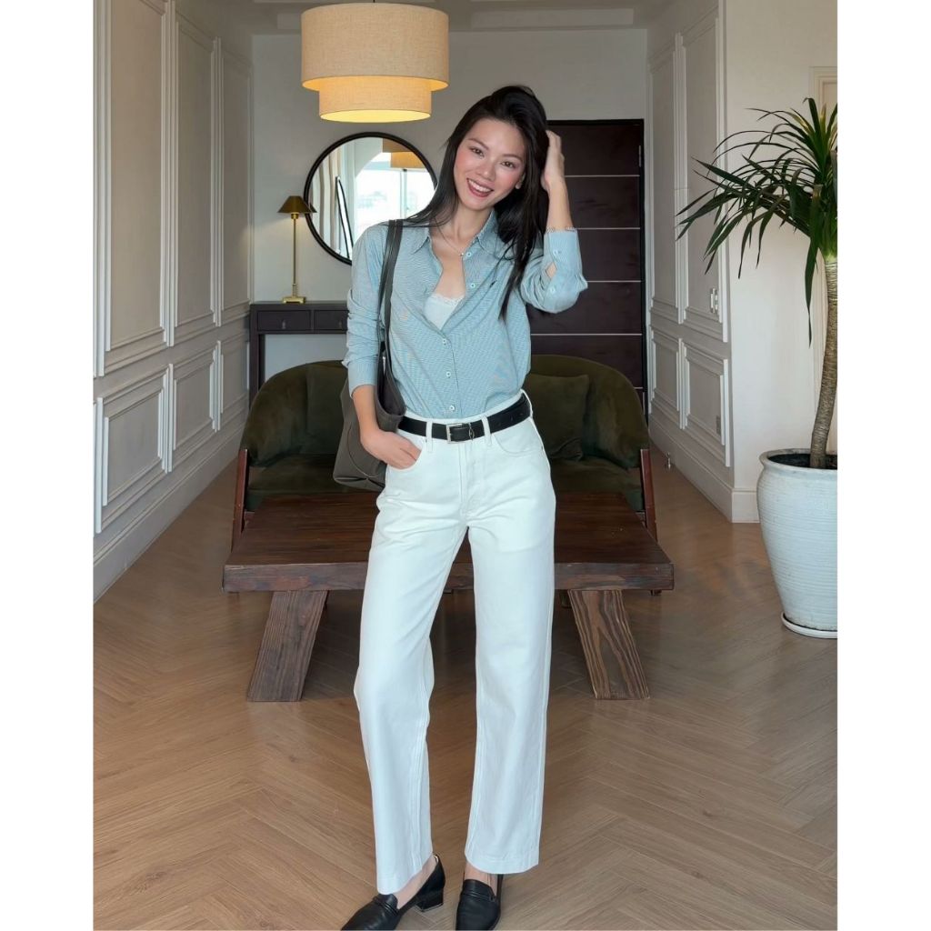 TheBlueTshirt - Áo sơ mi phom relax cho nữ - Áo Daily Shirt - Women