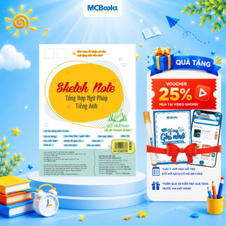Sách - Sketchnote - Tổng hợp ngữ pháp tiếng Anh