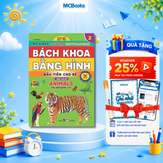 Sách - Bách khoa bằng hình đầu tiên cho bé theo chủ đề quyển 2 - song ngữ Anh Việt - Quét mã QR nghe đọc - Đại Mai