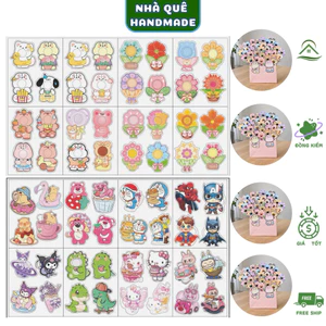 Thẻ Cài Kẹo Mút Trang Trí Túi Quà Bánh Kẹo, Tháp Bánh Sinh Nhật - Tag Gắn Kẹo Mút Handmade DIY Nhiều Mẫu