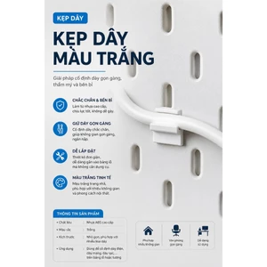 5 Kẹp Giữ Dây Cáp Cho Petboard-Kẹp Quản Lý Dây Cáp Đa Năng Cho Petboard