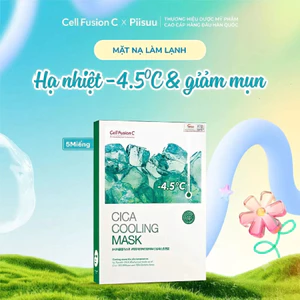 Mặt Nạ Dưỡng Da, Hạ Nhiệt, Giảm Mụn Cell Fusion C Post a CICA Cooling Mask 27g*5 miếng