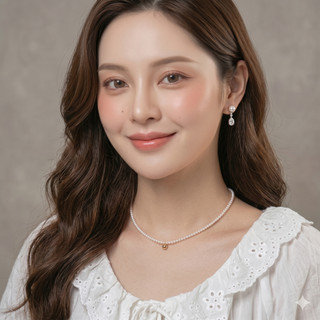 [ DAISYN ] N507 Choker , dây chuyền mang áo dài, dây chuyền vòng cổ hạt Ngọc hạt trai và hạt mạ vàng 18k xinh xắn