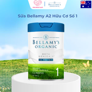 Sữa Bellamy A2 Số 1 800g – Bé Từ 0–6 Tháng – Hỗ Trợ Đường Ruột Khỏe, Hấp Thu Tốt - BELLAMY'S ORGANIC