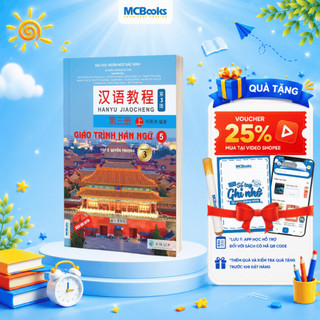 Sách - Giáo Trình Hán Ngữ 5 tập 3 Quyển thượng phiên bản 3 - 2023