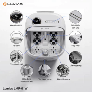 Máy Massage Chân Lumias LMF-01W - Bảo Hành 12 Tháng Chính Hãng - Máy Mát Xa Chân Trị Liệu Cao Cấp
