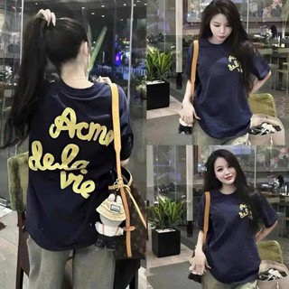 Áo thun in chữ ADL.V lưng ngực chất liệu Cotton thoáng mát mềm mịn đẹp hot 2025