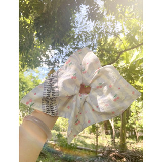 [Handmade] Scrunchies buộc tóc họa tiết dễ thương hot trend