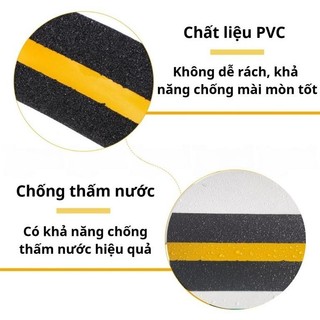 Băng Dính Chống Trơn Cầu Thang 5cm x 5m - Băng Keo Chống Trượt Phản Quang Siêu Dính An Toàn