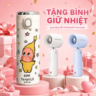 Quạt cầm tay mini Space-X 3000mAh 100 cấp độ gió Fan House, quạt cầm tay có màn hình led, tặng dây