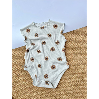 Bodysuit ,áo liền thân cotton mùa hè tay liền cho bé từ 0-24M