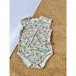Bodysuit ,áo liền thân cotton mùa hè tay liền cho bé từ 0-24M