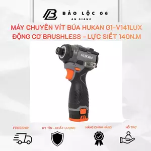 Máy Chuyên Vít Búa Hukan G1-V141LUX – Động Cơ Không Chổi Than, Lực Siết 140N.m (bản màu đen)
