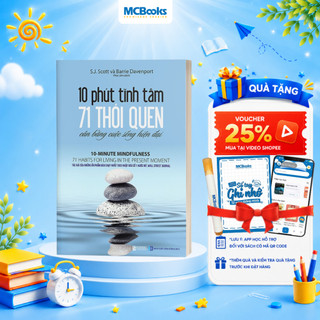 Sách - 10 Phút Tĩnh Tâm - 71 Thói Quen Cân Bằng Cuộc Sống Hiện Đại - BizBooks