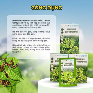 Nước Mát Gan Kế Sữa Đông Trùng Hạ Thảo Hộp 30 Gói