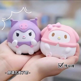 Squishy nhân vật Sanrio, đồ chơi xả stress đàn hồi, đồ chơi squishy cute, đồ chơi bóp bóp